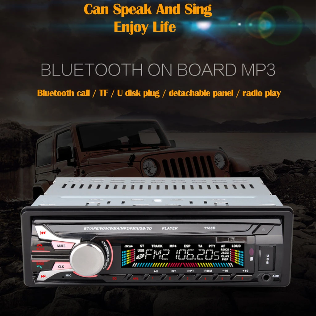 Автомобильный Стайлинг 12V Модернизированный bluetooth MP3-плеер Радио Стерео головное