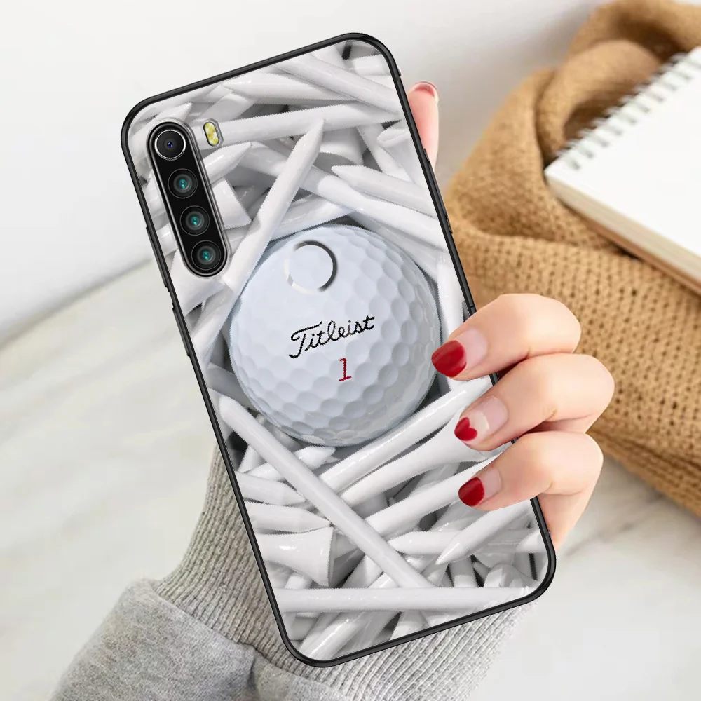 

Sport Titleists-Golf Ball Phone case For Xiaomi Redmi Note 7 7A 8 8T 9 9A 9S 10 K30 Pro Ultra black trend waterproof tpu shell