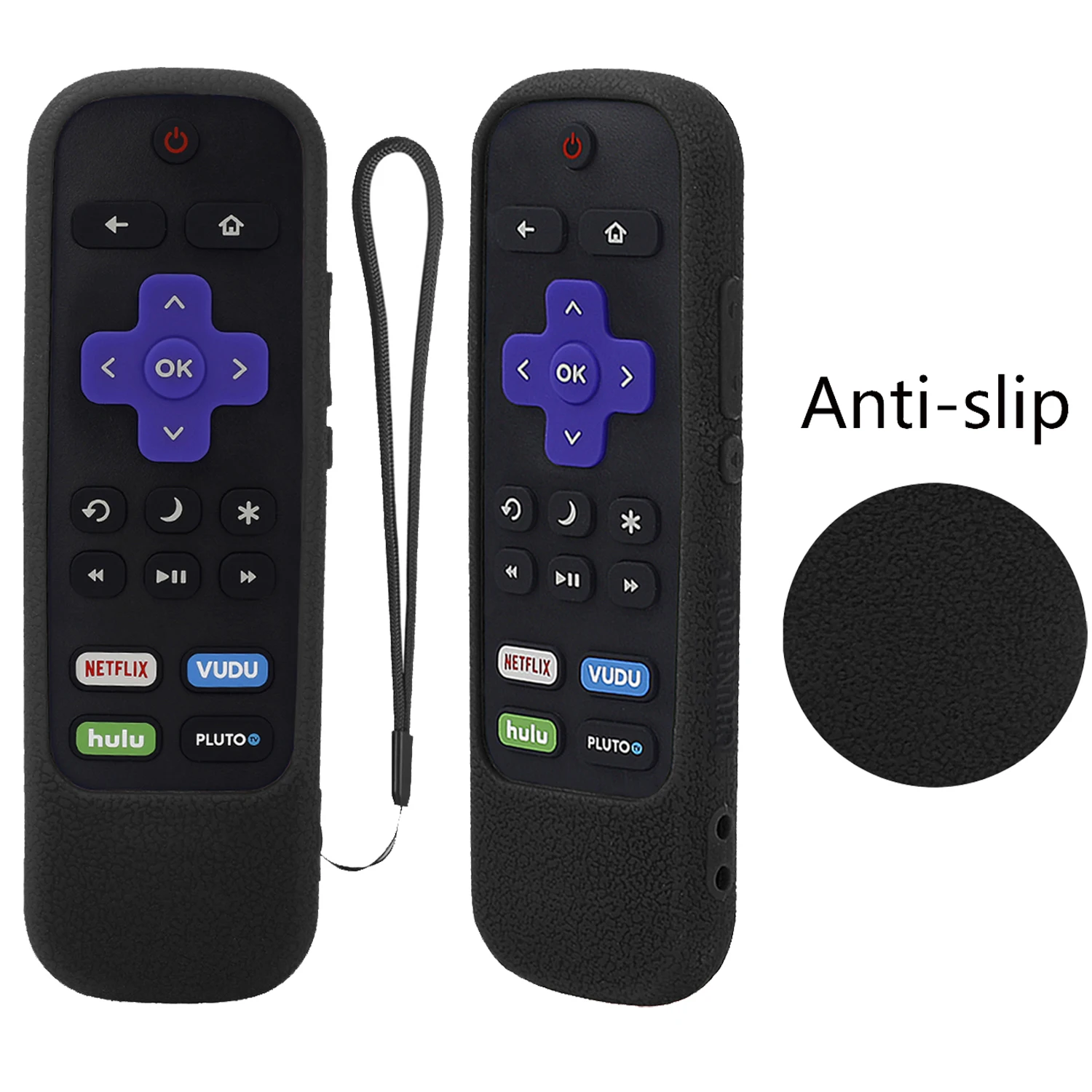 Protective Case for TCL Roku TV Steaming Stick 3600R 3800/3900 Remote Silicone Cover Shock Proof Controller Skin Anti Slip | Электроника