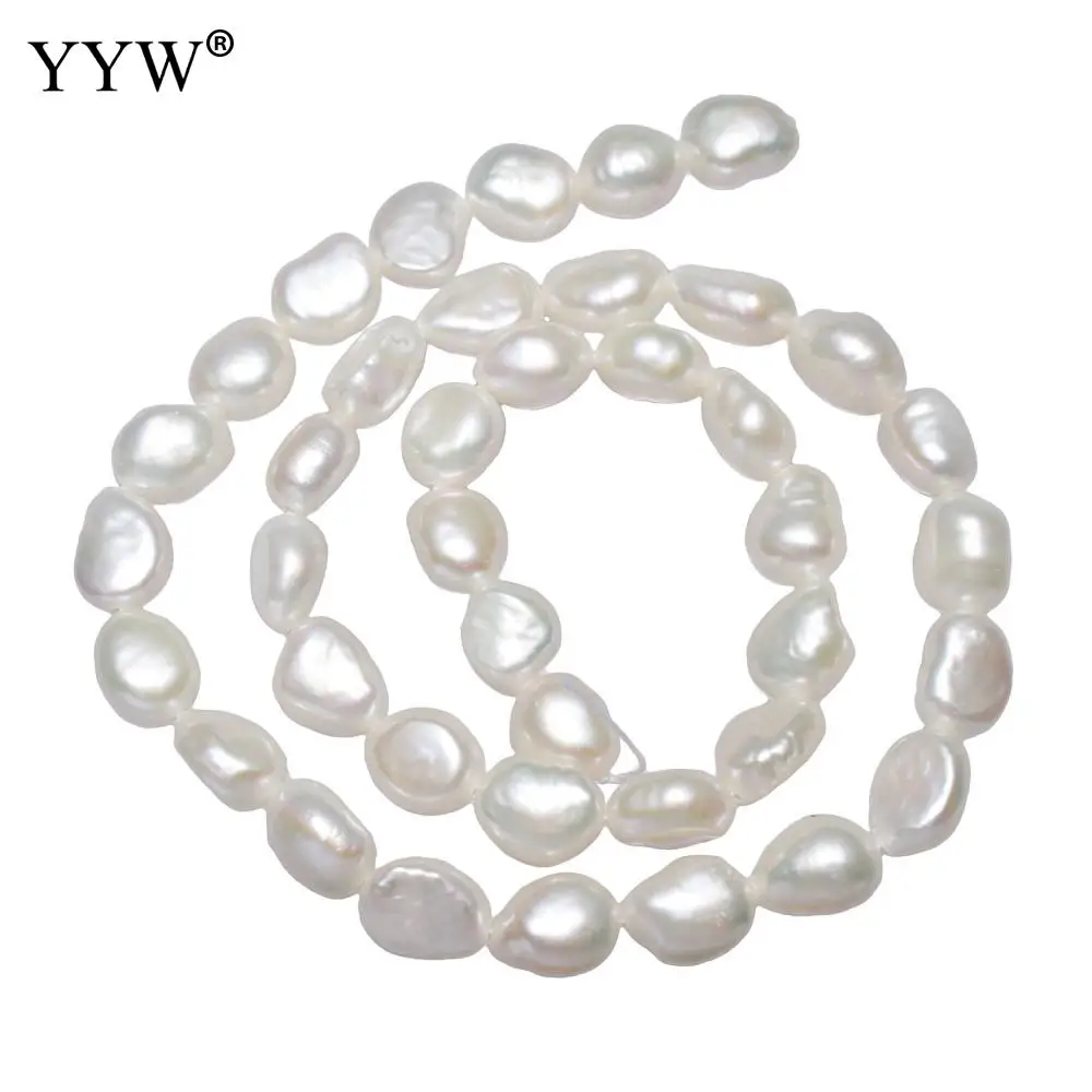 Бусины из пресноводного жемчуга в стиле барокко 15 5 дюйма 8-9 мм AA 100% натуральный