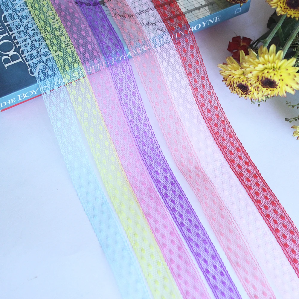 Ширина 15 мм, вышитые кружева, аксессуары для одежды ручной работы, ткань для шитья «сделай сам», подарок, упаковочные украшения Ribbbon