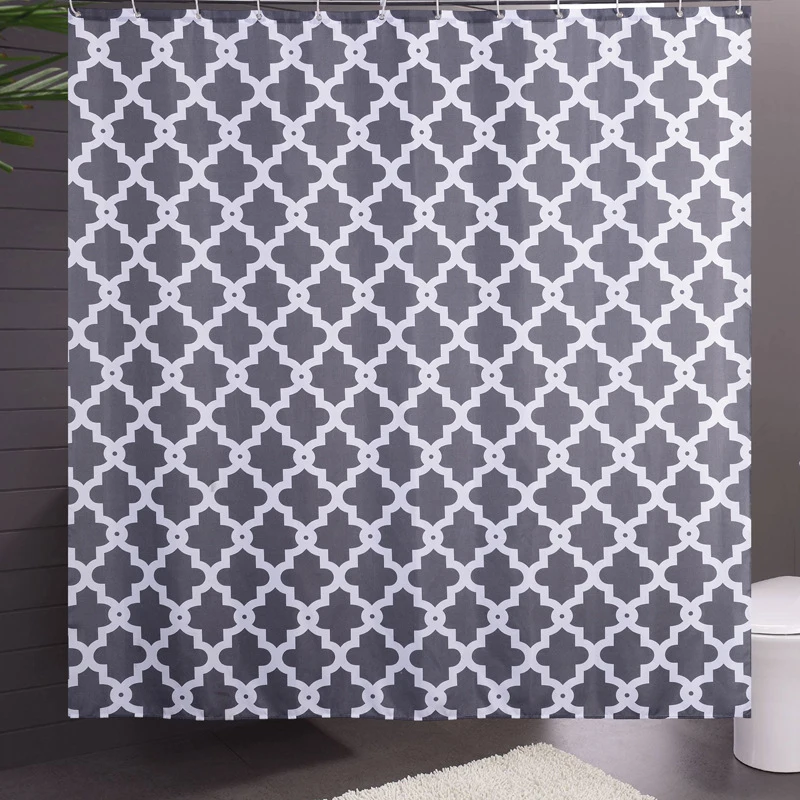 Водонепроницаемая Антистатическая занавеска для душа 100% полиэстер X см|Шторы