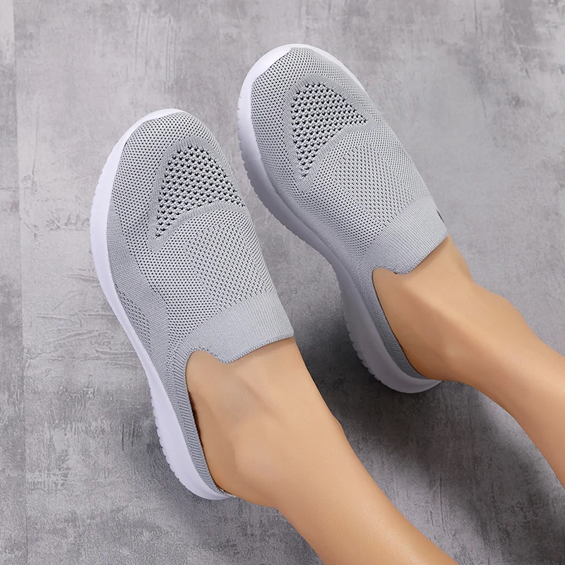 

2021 Summer Fashion Women Flat Platform Shoes Woman Breathable Mesh Casual Shoes Moccasin Zapatos Mujer Ladies Boat Shoes