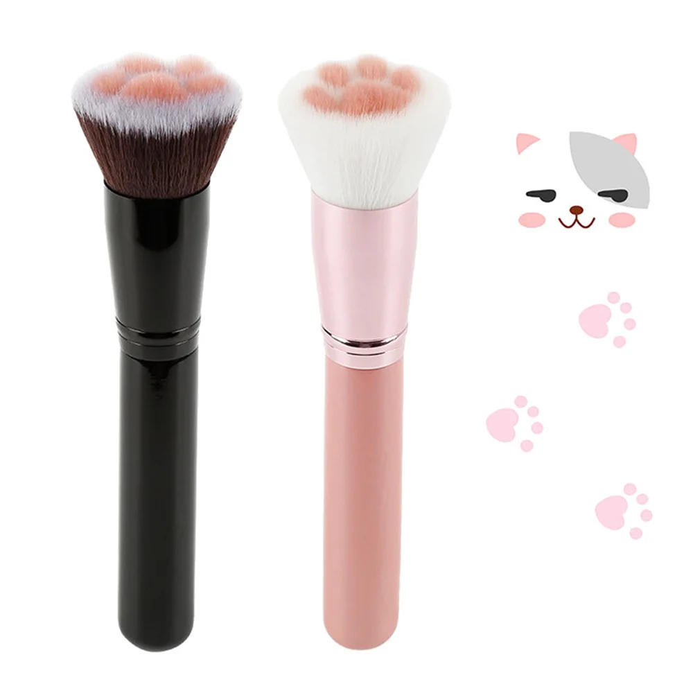 

Cute Cat Claw Paw Makeup Brushes Fibre Cosmetic Blush Brush Kawaii Foundation Powder Concealer Blush Brush Lasting Tool