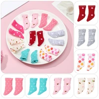 1 pair 13 14 16 children kids girl lace socks fashion doll stockings dollhouse decoration toys dolls clothes accessories