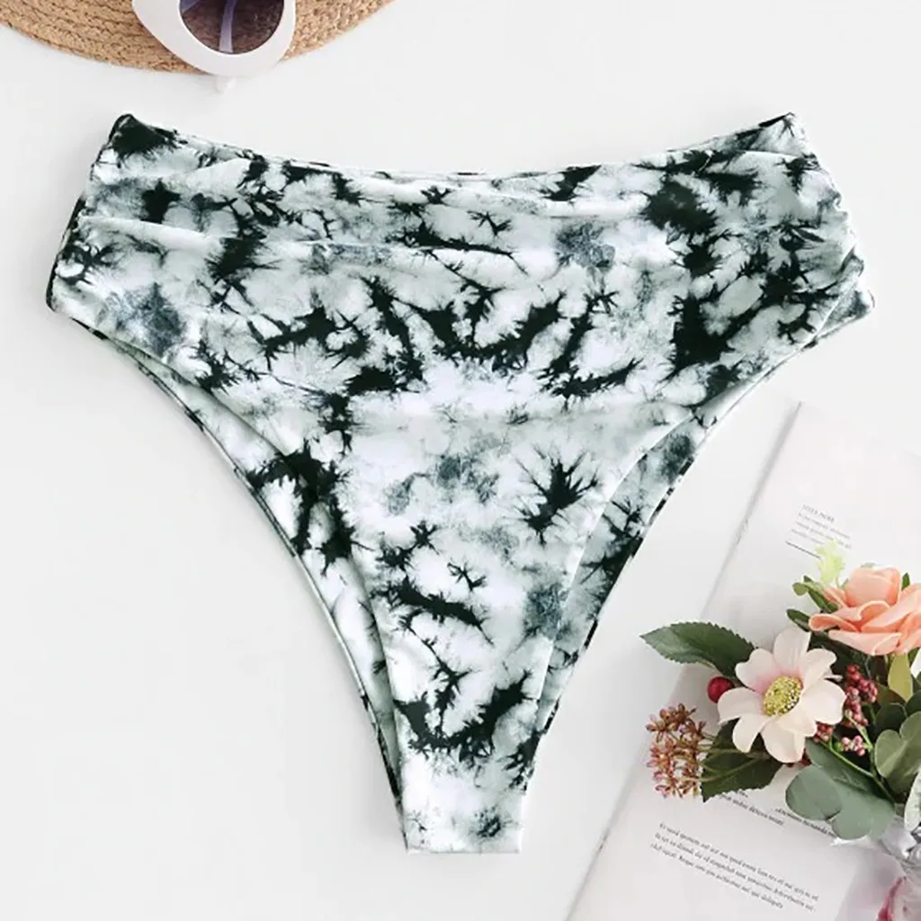 Бикини с завышенной талией для женщин купальник шорты контроль живота #45