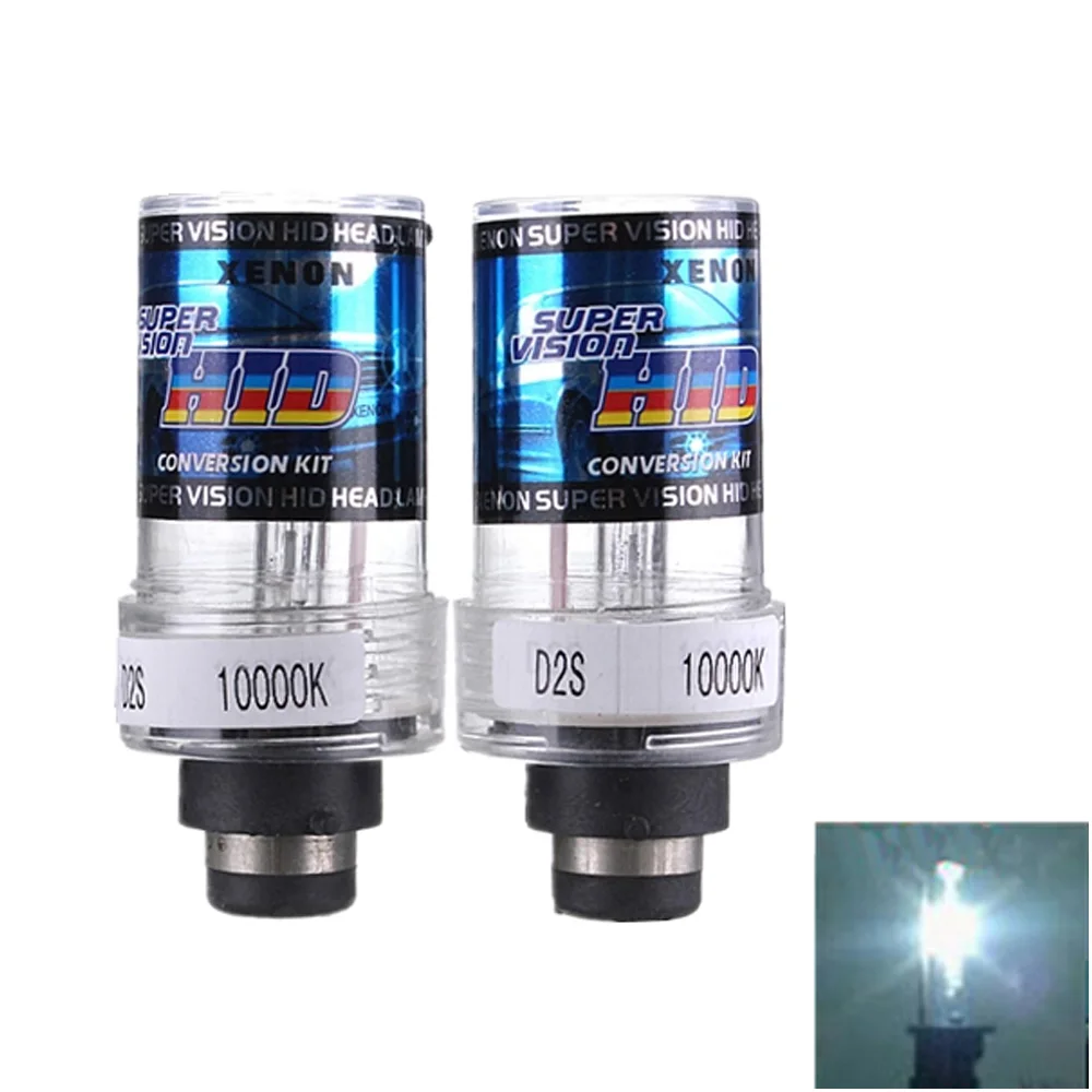 2шт 35W D2S / D2C Замена автомобиля HID ксеноновая лампа белый головной светильник