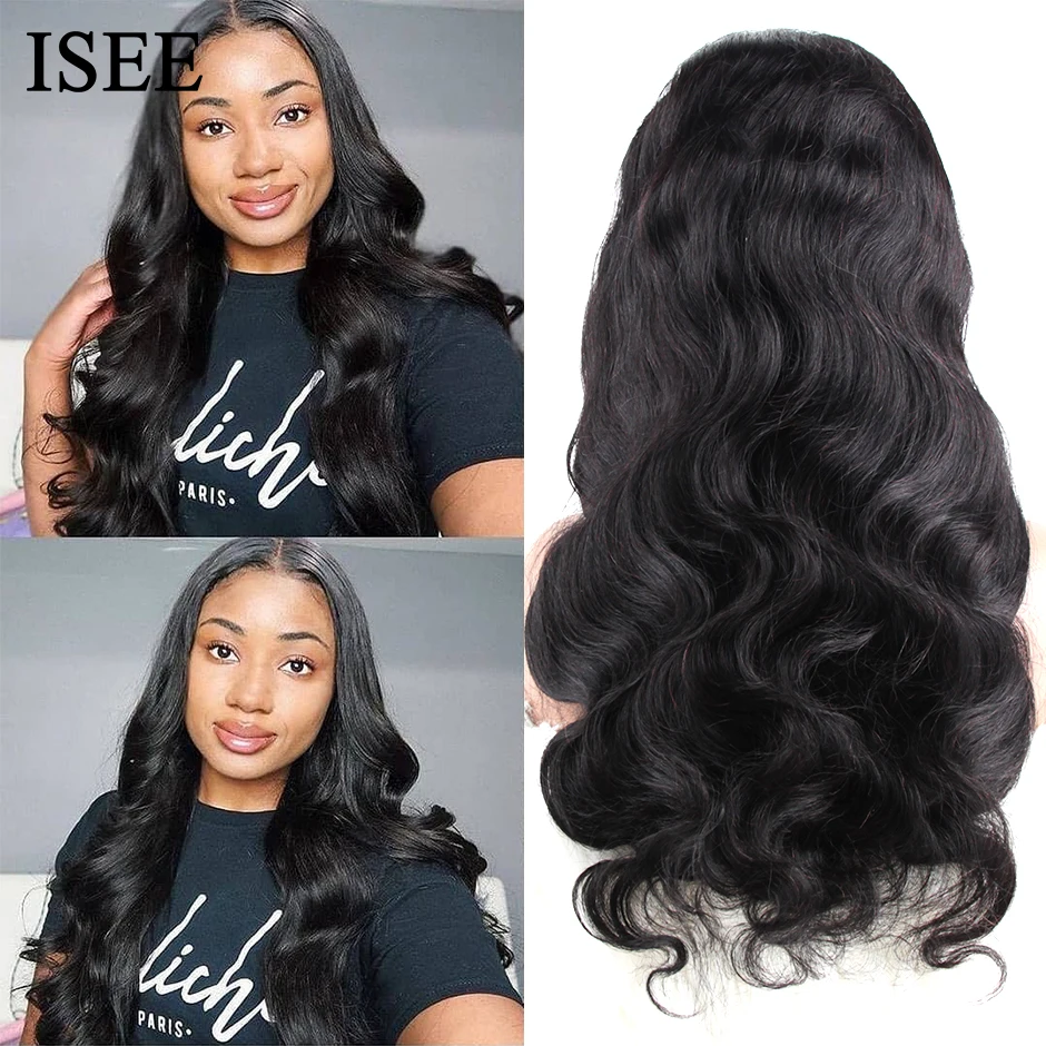 ISEE парик для волос перуанские волнистые 13X6 HD с фронтальным кружевом женщин новый