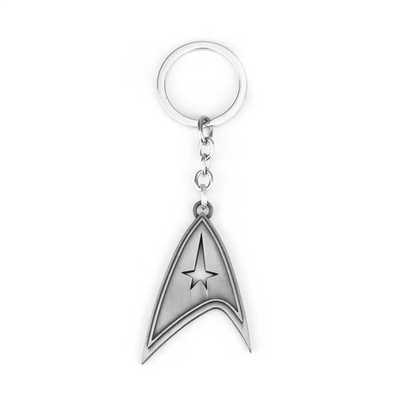 2020 Hot Selling Star War Trek Key Chains Metal Communicator Darkness Starfleet Statemnt Keychains High Quality Keyrings