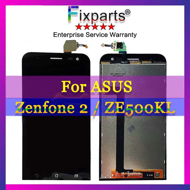 100% протестированный для ASUS Zenfone 2 Laser ZE500KL ЖК-дисплей сенсорный экран с рамкой