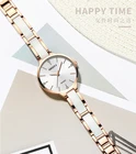 Роскошные женские часы с керамическим браслетом NIBOSI, модные повседневные женские кварцевые часы от лучшего бренда, женские наручные часы, женские часы