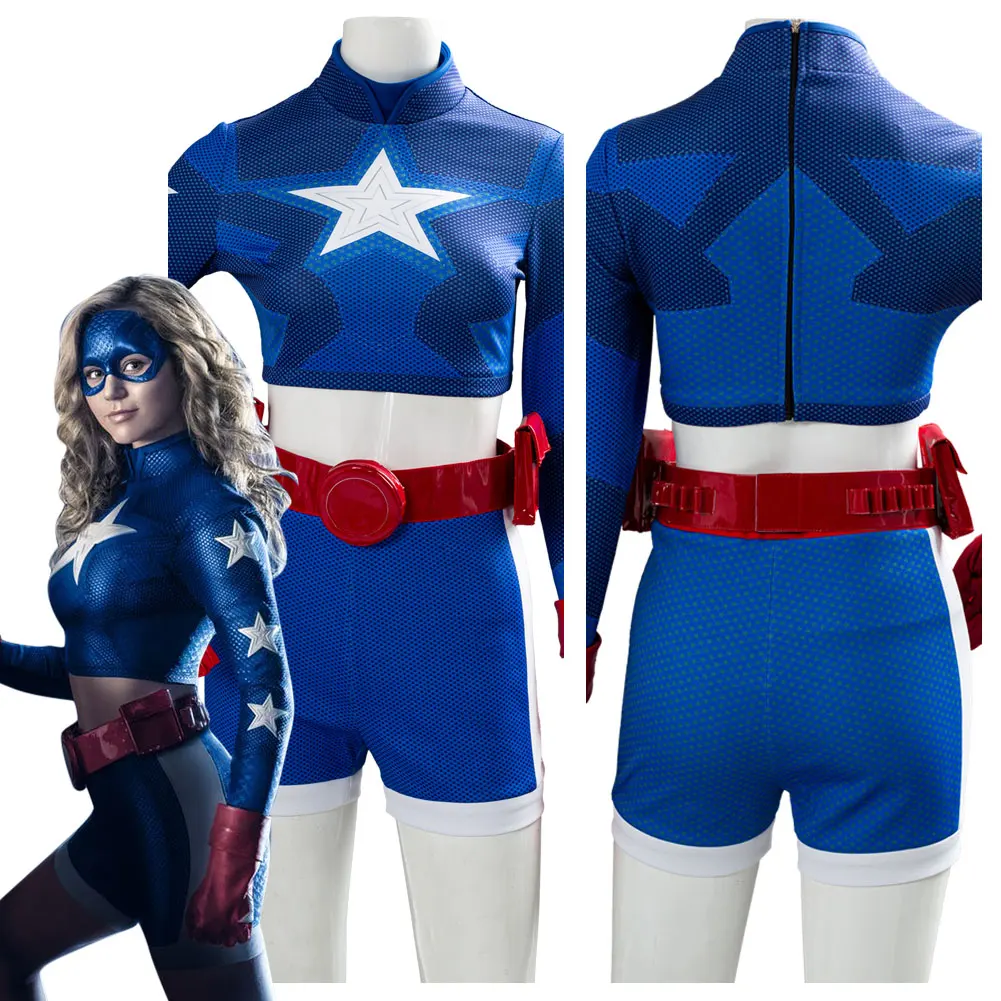 

Stargirl Courtney Whitmore Cosplay Costume Women Girls Top Shorts Full Set Outfit Halloween Carnival Costume