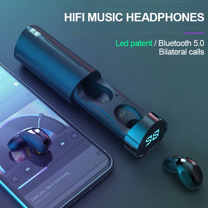 SOAIY F3 беспроводные наушники Bluetooth 5 0 Спортивные Мини с шумоподавлением со
