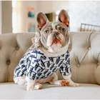 Роскошный дизайнерский новый свитер для собак, роскошная тканевая Одежда для собак, куртка для домашних животных, удобная и супермягкая куртка для французского бульдога, корги бишон