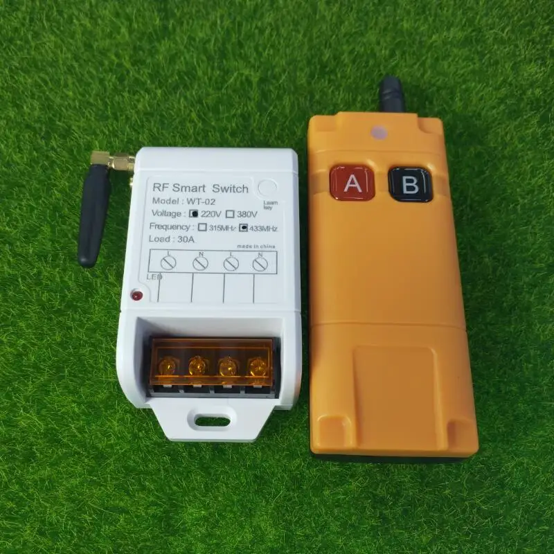 Беспроводной Радиочастотный выключатель с дистанционным управлением 220 В перем.
