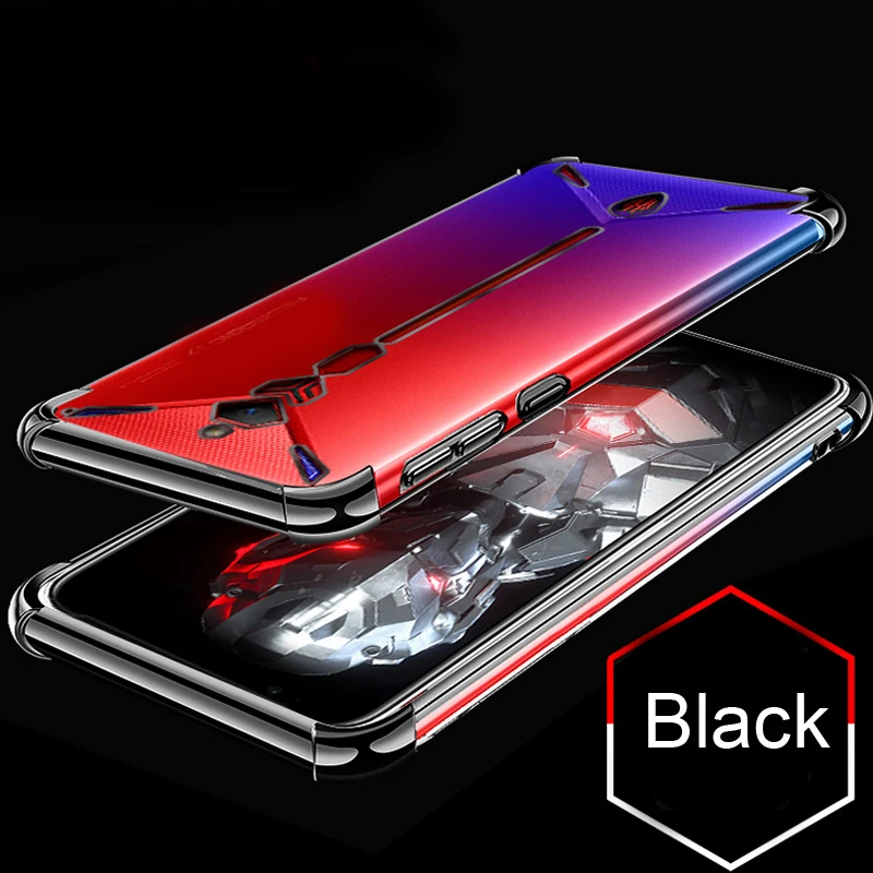 Красный цвет для zte Nubia red Magic 3S NX629J Чехол подушки безопасности буфера полная защита чехол для Red Magic 3S ТПУ противоударный задняя крышка