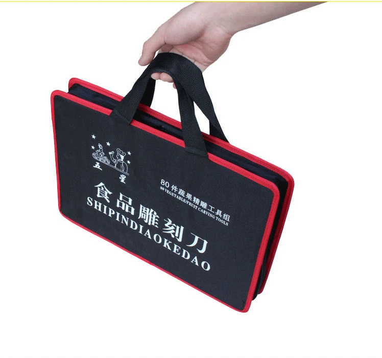 Оптовая продажа 80 шт. овощи фрукты резьба по дереву набор для повара ножи Набор