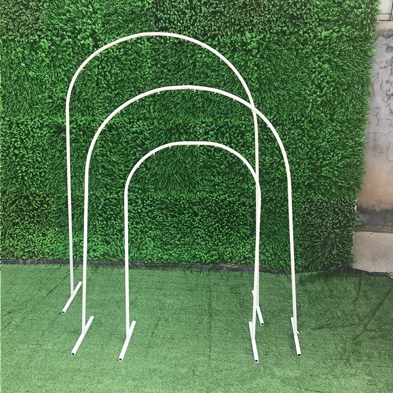 Arcos de boda, tubos de hierro en forma de n, soportes de flores de boda, accesorios de metal, fondo, decoraciones de flores artificiales-1