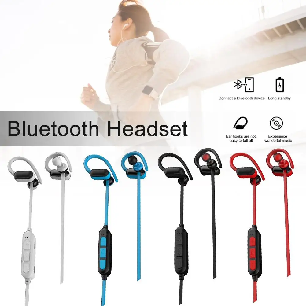 Bluetooth наушники 6D объемный звук TF карта памяти стерео 5 0 гарнитура спортивные для