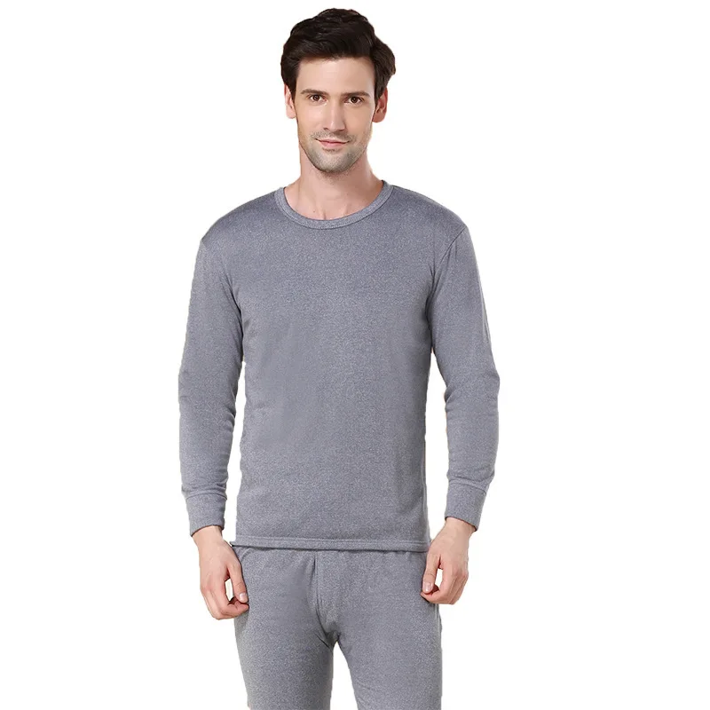 man Warm suit Womne термобелье большого размера модное термобелье с длинным рукавом термо хлопок зима бархат толстый флис теплый сон - Цвет: man Warm suit