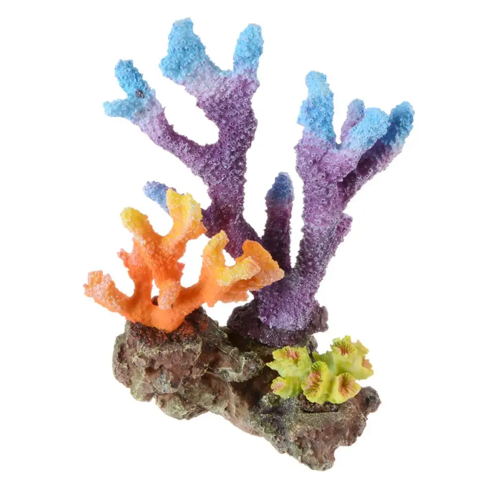 Украшение для аквариума Saim орнамент из полирезины коралловый риф искусственное