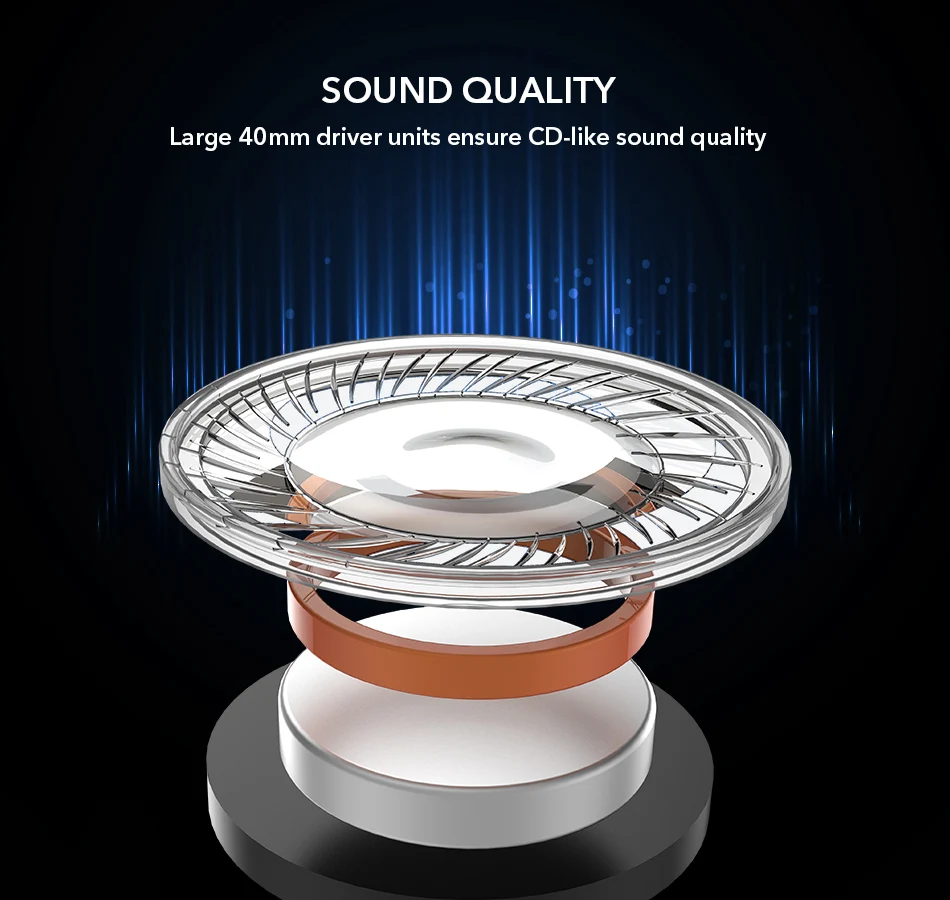 Mixcder HD901, беспроводные Bluetooth наушники, Накладные наушники, проводная гарнитура с картой памяти, микрофон, складные, регулируемые, для игр, ТВ
