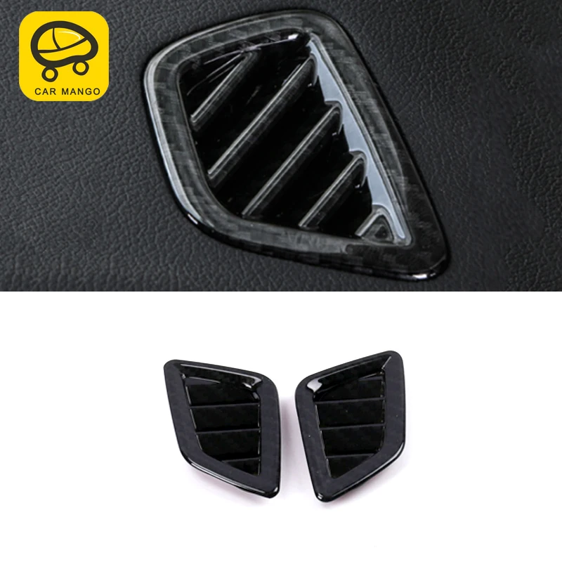 

CARMANGO для BMW 1 серии F20 F21 2012-2019 Автомобильная Передняя а Колонка вентиляционная решетка рамка отделка крышка стикер аксессуары для интерьера