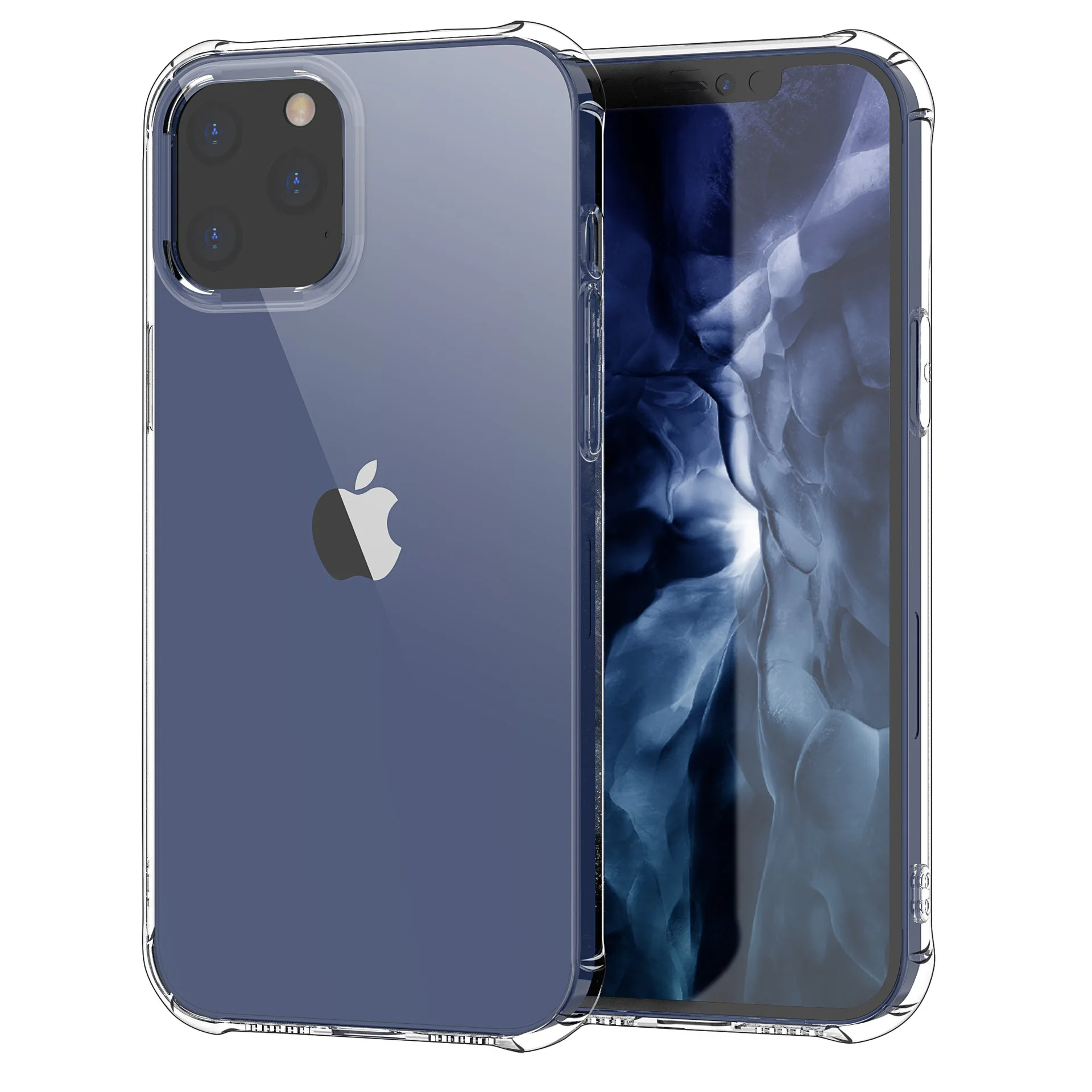 Прозрачный мягкий силиконовый чехол из ТПУ для Iphone 12 Mini Pro Max ультратонкая задняя