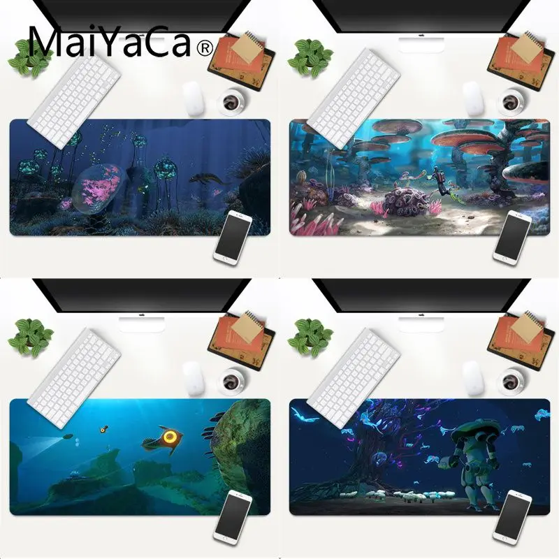 

MaiYaCa New Designs Subnautica Comfort Mouse Mat Gaming Mousepad Gaming Mouse Mat xl xxl 800x300mm for world of warcraft