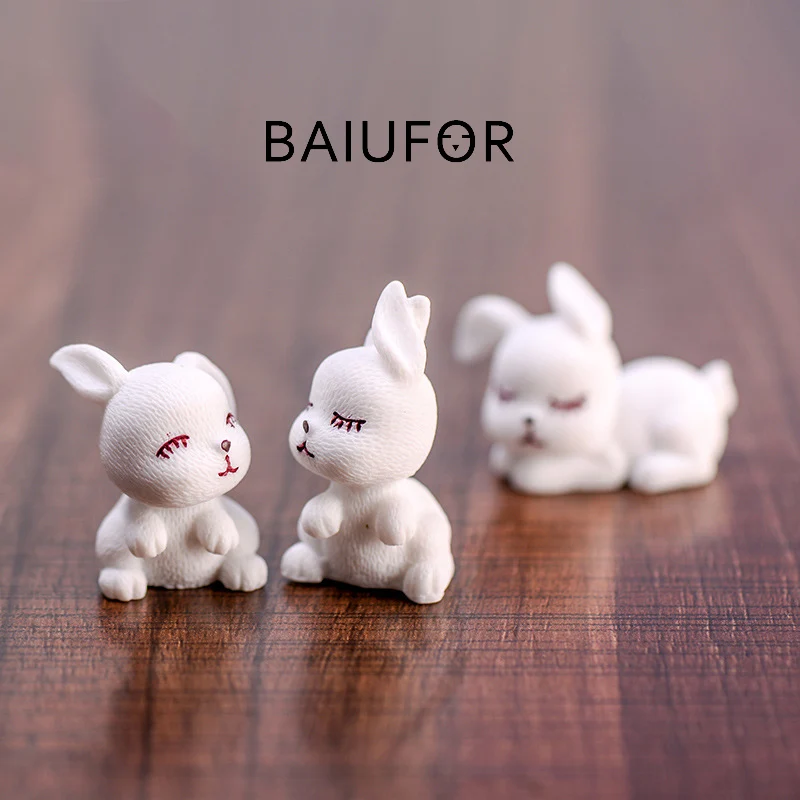BAIUFOR миниатюрный милый кролик из прерий сказочный садовый декор DIY Террариум