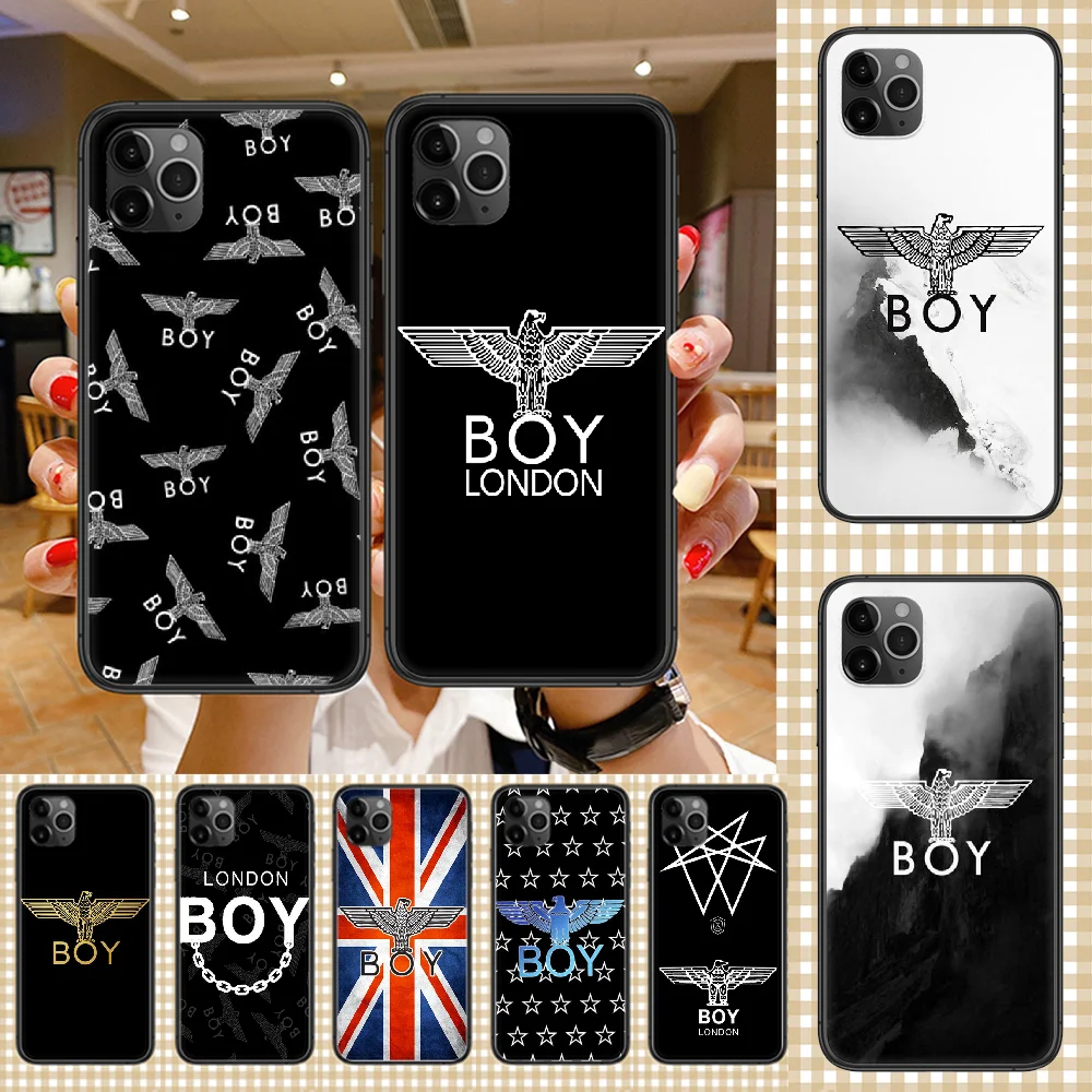 

boy fashion Brand London Phone Case Cover Hull For iphone 5 5s se 2 6 6s 7 8 12 mini plus X XS XR 11 PRO MAX black pretty coque