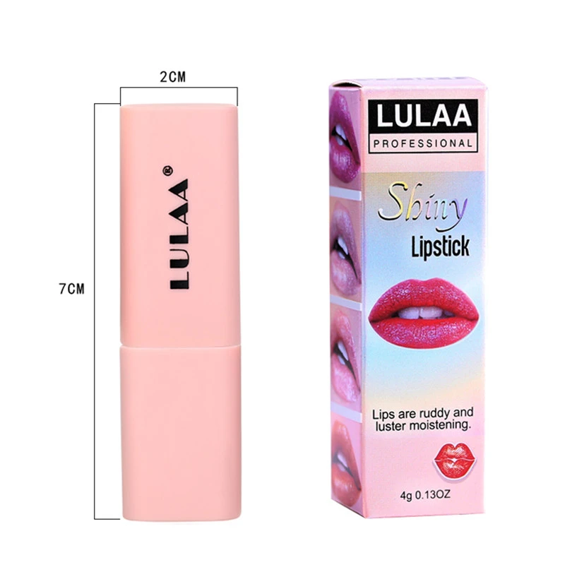 8 ярких блестящих губ стойкая водостойкая Мерцающая блестящая Красная губная