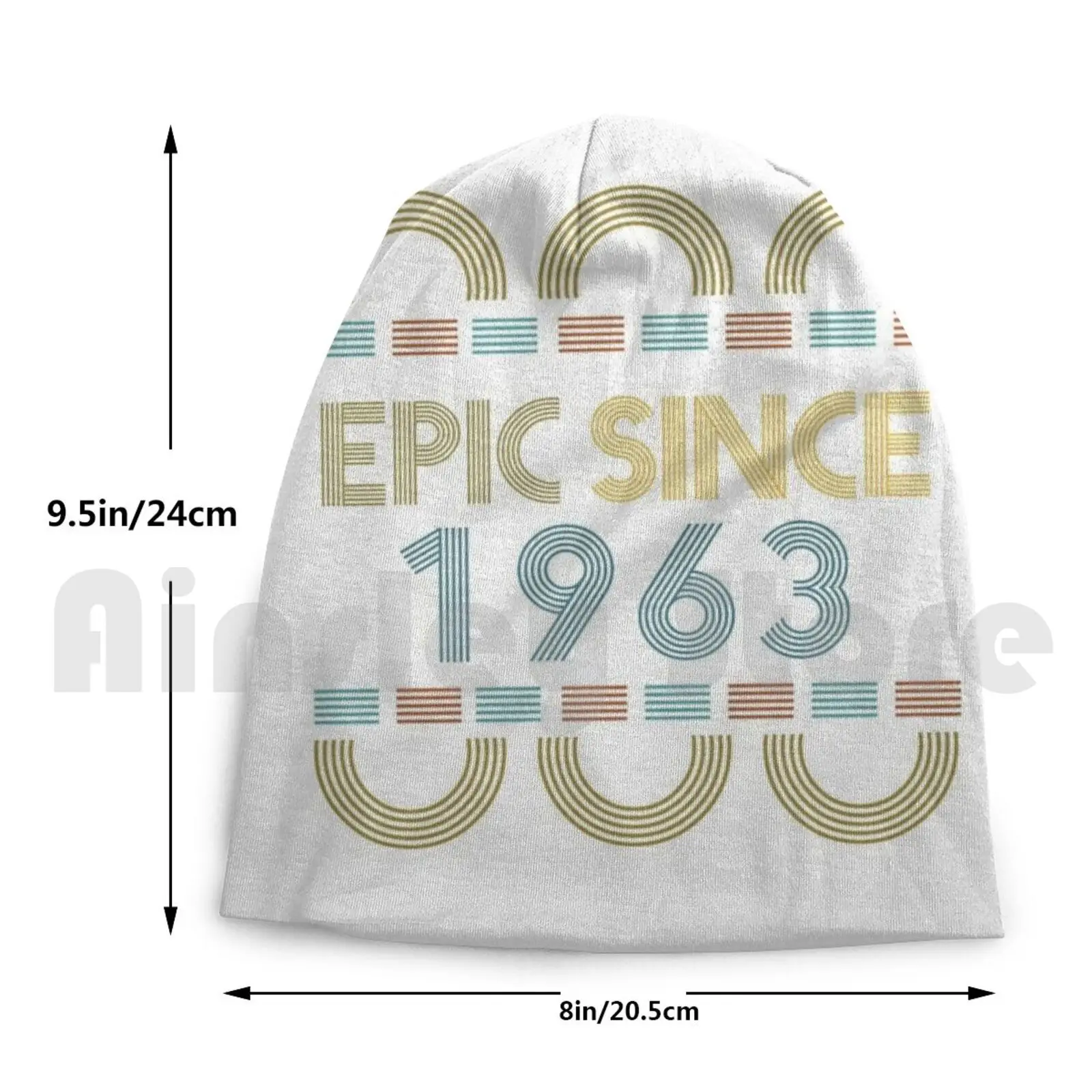 

Epic Since 1963-- Years Old Birthday Gifbeanies Knit Hat Hip Hop Epic Since Birthday Gift Made