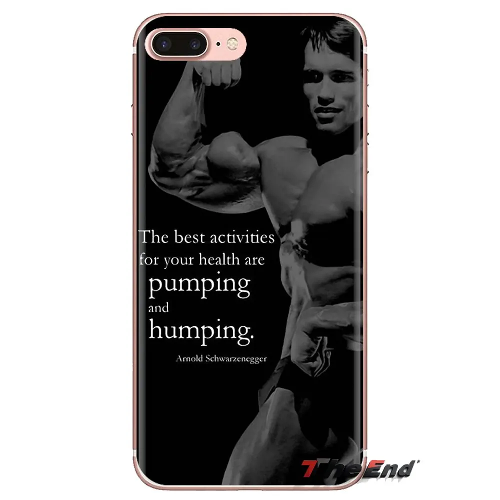 For Xiaomi Redmi 4A S2 Note 3 3S 4 4X 5 Plus 6 7 6A Pro Pocophone F1 Arnold Schwarzenegger Shut Up Transparent Soft Cases Covers |