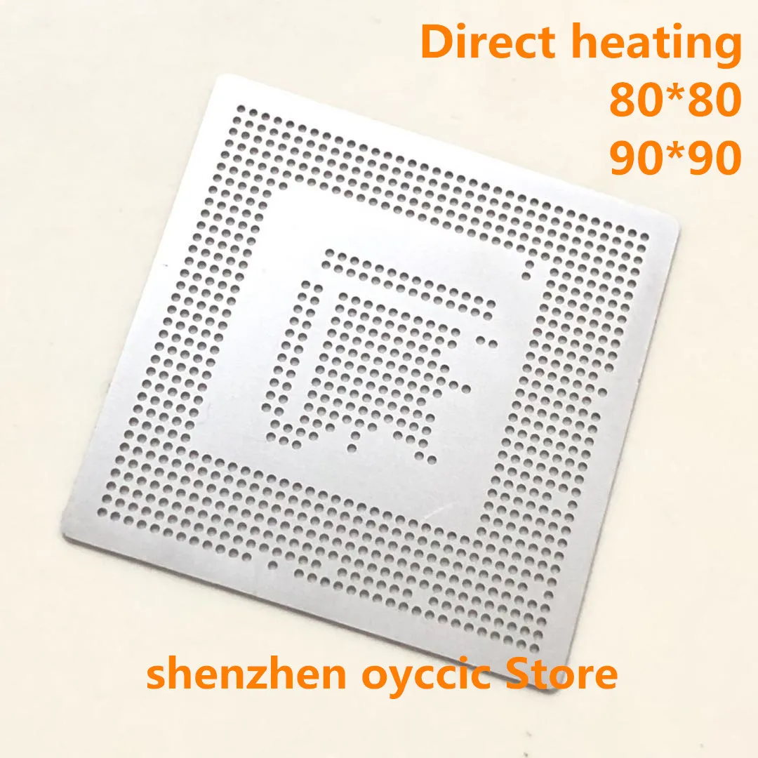 

Трафарет BGA с прямым нагревом 80*80 90*90 CXD4741GB Φ 0,6 мм