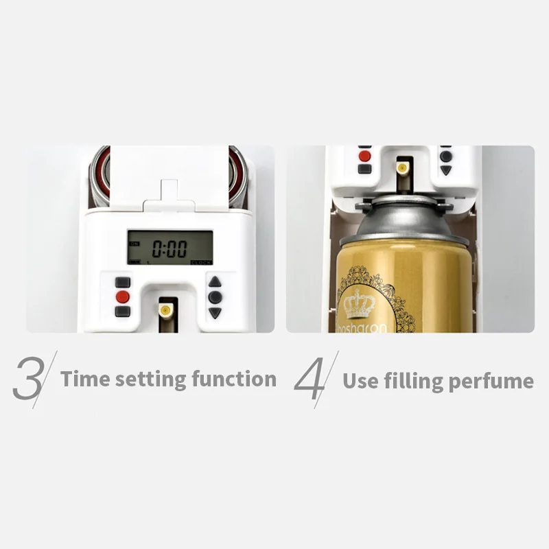 Умный автоматический аэрозольный диспенсер освежитель воздуха с таймером