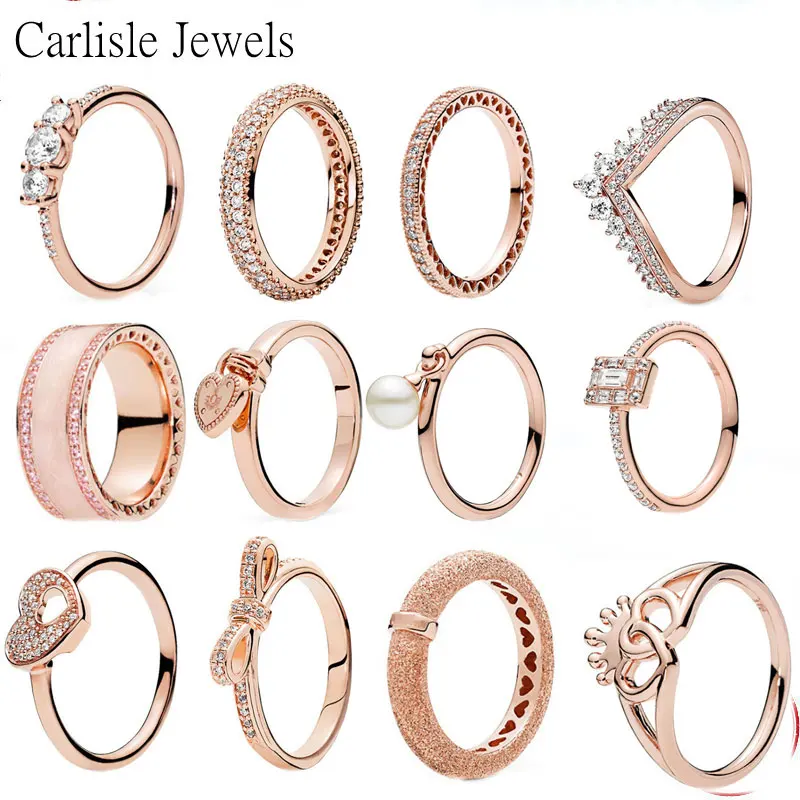 

FIT Original pan ring Authentic Real 100% 925 sterling silver couples ring for woman high quality Fashion luxury jewelry