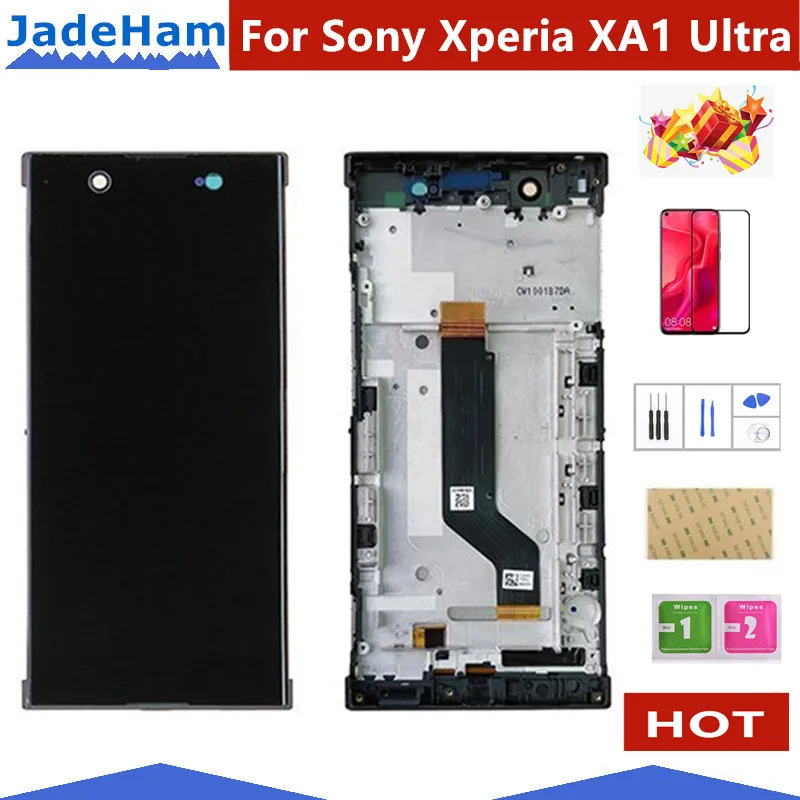 ЖК-экран для Sony Xperia XA1 Ultra G3221 G3212 G3223 G3226 дисплей с сенсорным стеклом дигитайзер в