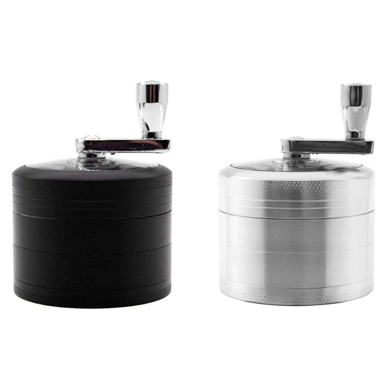 Измельчитель для трав измельчитель с ручным приводом цинковая Магнитная крышка