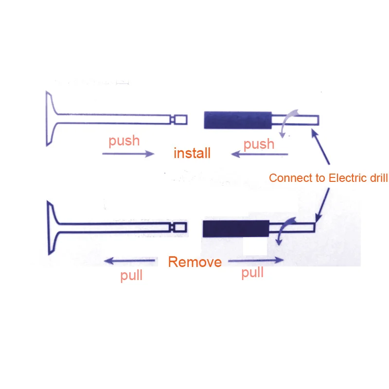 10 шт./лот инструмент для ремонта мотоциклов клапан инструменты быстрого