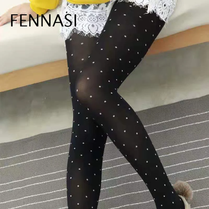FENNASI эротические колготки в горошек Женские стикеры сексуальные женские с