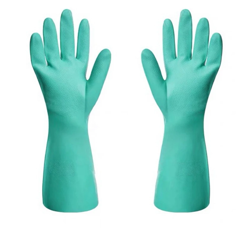 

Nitrile solvent gloves oil resistant slip-resistant glove chemical work glove