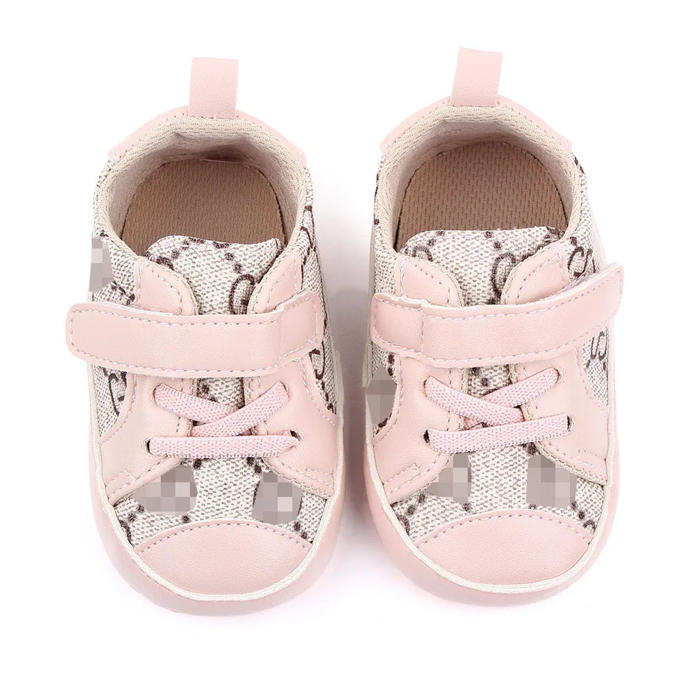 

Baby Toddler Shoes for Boys and Girls Casual Velcro Prewalker Newborn PU0-1 Year First Walkers