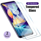 2 шт. Защитное стекло для Samsung A3 A5 2017 твердое закаленное стекло с защитой от царапин для Samsung Galaxy A9 A8 A6 Plus A7 Передняя пленка