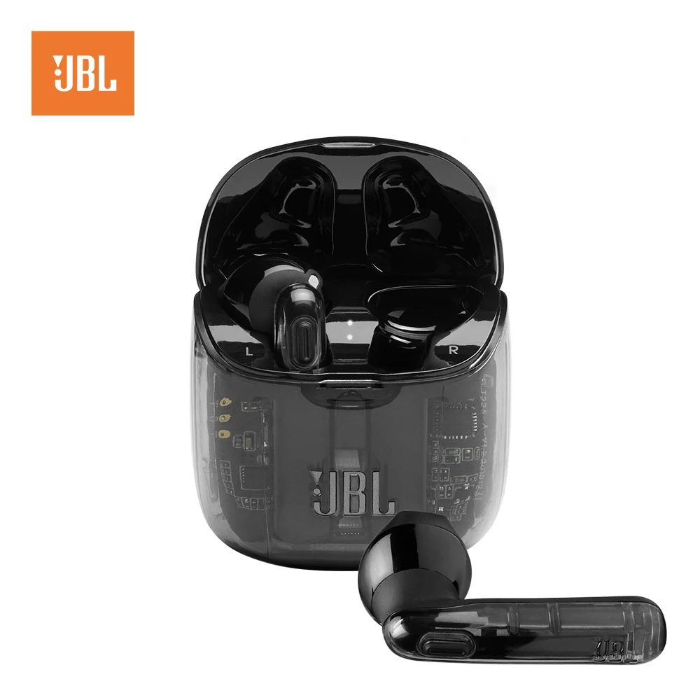 

Bluetooth-наушники JBL TUNE 225TWS Ghost Edition, водонепроницаемые, с микрофоном