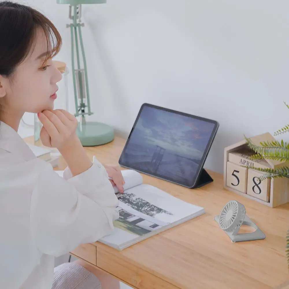 Мини вентилятор usb со встроенным аккумулятором 900 мАч 3 скорости|USB-гаджеты| |