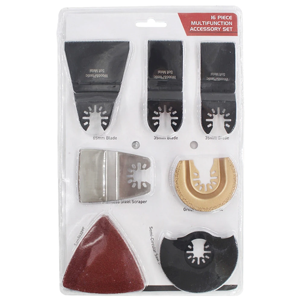 

3pcs Mini Wood Circular Saw Blade Set 16pcs Oscillating Power Tools Multitool Accessories Saw Blades Quick Release Kit