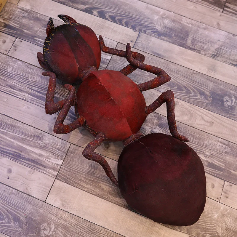 120cm Long Body Pillow Oversized Simulation Ant Dolls Sleeping Pillows Tidy Funny Toys for Men and Women Friends Christmas Gifts