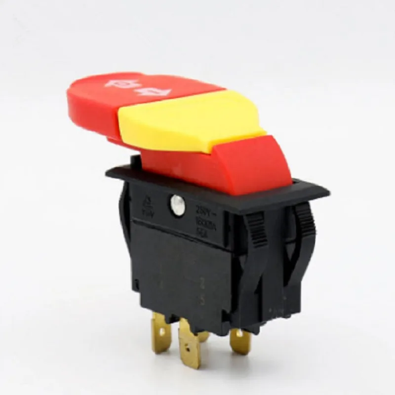 1 шт. 20/12A 125/250V 5E4 деревянные механические электромагнитные кнопочный кнопочные переключатели для электрического Мощность инструменты, HY18