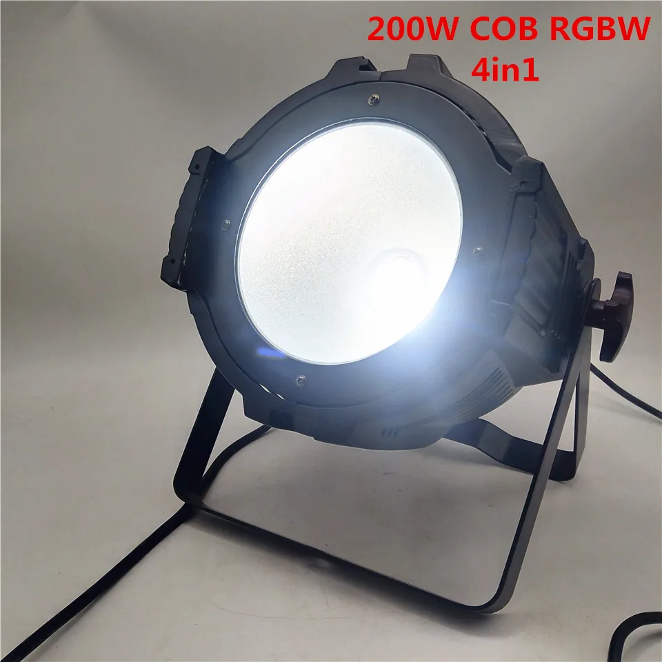 10 шт./новый корпус из алюминиевого сплава супер яркий 200 Вт 4в1 COB Par свет RGBW DMX Диско